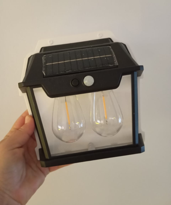 Farol LED Solar Doble