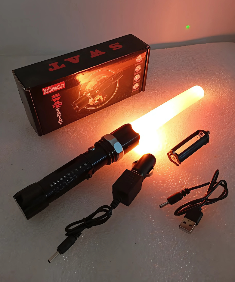 Linterna Recargable con Zoom