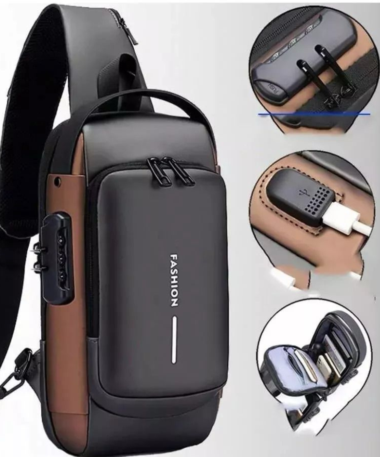 Morral Ecocuero Flex con Candado y USB